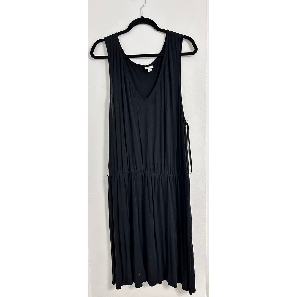 Merona‎ Classic Black Sleeveless Midi Dress Womens XL